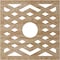 Ekena Millwork Chevron Wood Fretwork Pierced Ceiling Medallion, Red Oak, 18"OD x 4 5/8"ID x 3/8"T CMWP18X18X0375CHRO - alternate 4